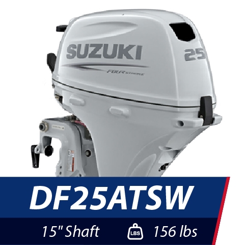 Suzuki 25 HP DF25ATSW Outboard Motor