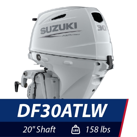 Suzuki 30 HP DF30ATLW Outboard Motor