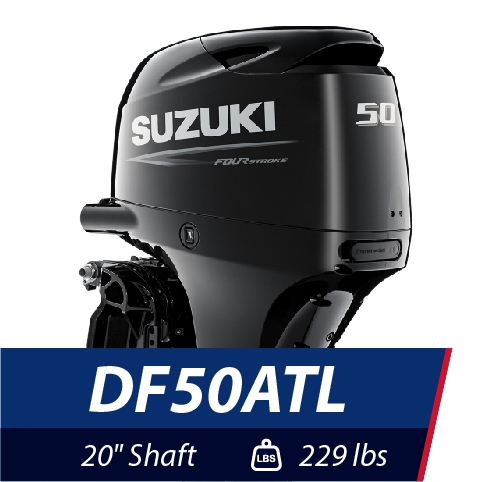 Suzuki 50 HP DF50ATL Outboard Motor