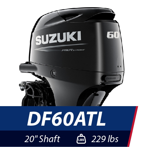 Suzuki 60 HP DF60ATL Outboard Motor