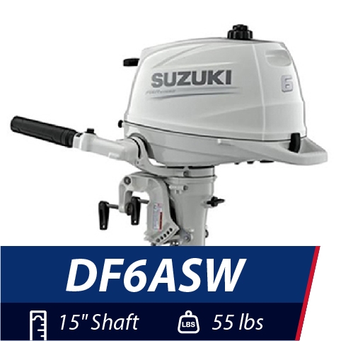 Suzuki 6 HP DF6ASW Outboard Motor