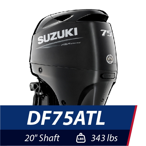Suzuki 75 HP DF75ATL Outboard Motor