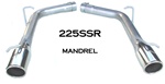 225SSR 2005-10 Charger, 300, Magnum 5.7L 5db resonator eliminator kit w/SSR tips