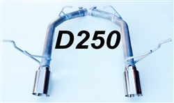 D250 11-24 *5.7L 14 -24 3.6L Durango 2 1/2" Resonator Delete w/4" tips