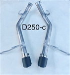 D250-c 11-26 *5.7L 14-26 3.6L Durango 2 1/2" Resonator Delete 4.5" Carbon Fiber tips