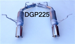 DGP225  11-26 *5.7L 14-26 3.6L Durango 2 1/4" Glass Pack resonated w/4" tips