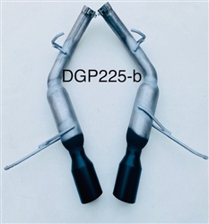 DGP225-b  11-25 *5.7L 14-25 3.6L Durango 2 1/4" Glass Pack resonated w/4" tips
