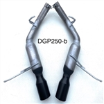 DGP250-b  11-24* 5.7L 14-24 3.6L Durango 2 1/2" Glass Pack resonated w/4" Black tips