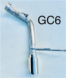 GC6 11-22 Grand Cherokee 3.6 single resonator delete w/Polished Stainless Tip