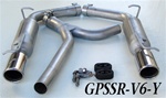 GPSSR-V6-Y 2005-10 Dodge/Chrysler 2.7L & 3.5L resonated dual  conversion kit w/SSR tips