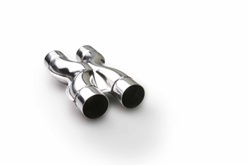 2.25" Polished Stainless X-pipe