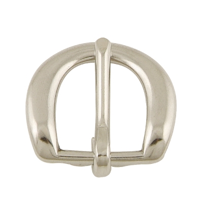 3/4" Nickel Plated Heel Buckle