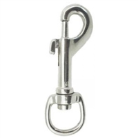 5/8" Nickel Plated Round Eye Trigger Snap