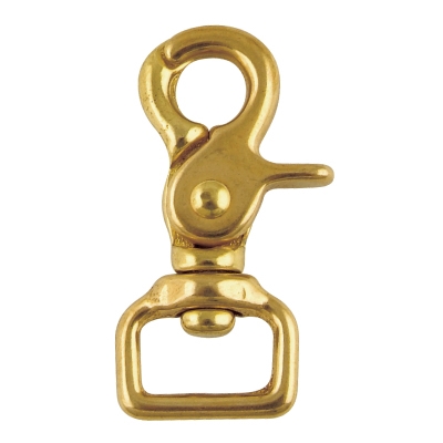 1" Brass Square Eye Trigger Snap