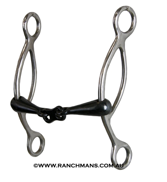 S.S. Dogbone Sliding Gag Bit