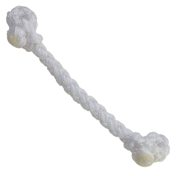 Ranchman's White Nylon Braid Curb Strap