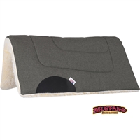 Mustang® Brushed Denim Pony Saddle Pad - Grey