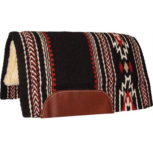 Mustang® Temecula Show Saddle Pad - Rust & Black