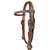 Showman® Floral Tooled Browband Headstall