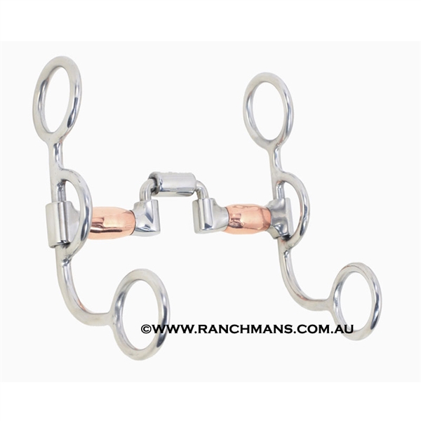 Ranchmans Low Articulated Short Shank  Correction Bit