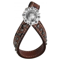 Showman® Brown Filigree Tiedown Hobble