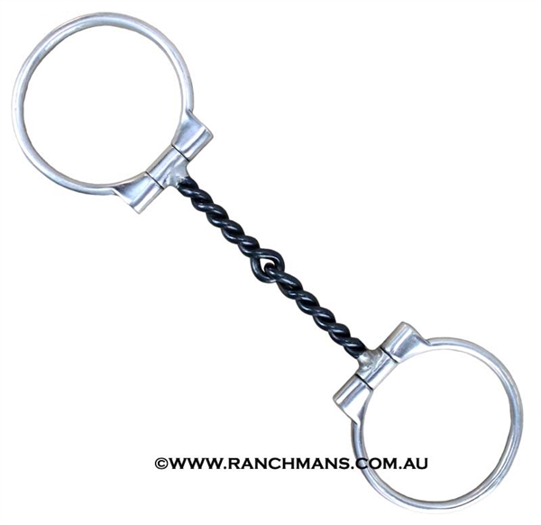 Ranchmans Sweet Iron Twisted Wire Dee Snaffle