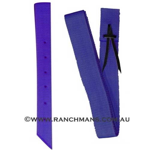 Ranchman's Royal Blue Nylon Latigo & Off Billet Set