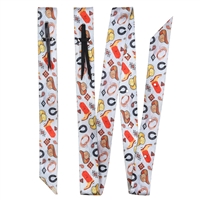 Showman® Wild West Print Design Nylon Latigo & Off Billet Set