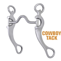 Cowboy Tack® Aluminium Shank Medium Port Bit