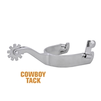 Cowboy Tack® Ladies Brushed Stainless Steel Performer Spurs