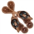 Showman® Youth Floral Tooled Spur Straps