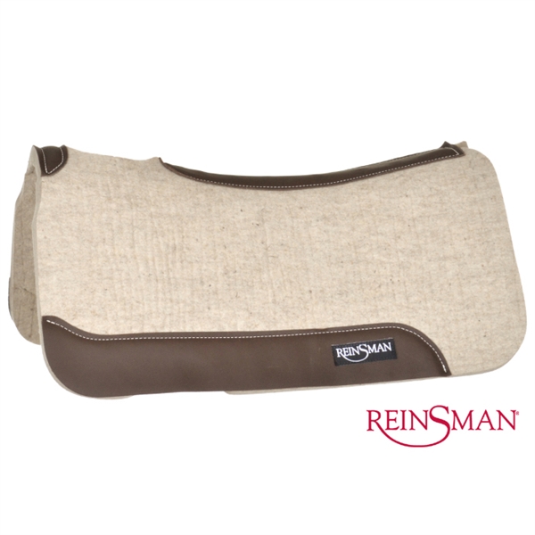 Reinsman® Performance 100% Wool Felt Contoured Saddle Pad - 1" x 32"