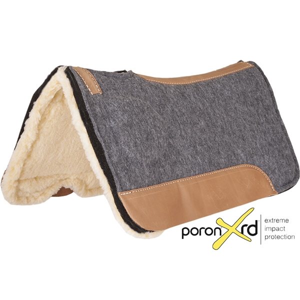 Mustang® Correct-Fit Saddle Pad w/Poron XD & Fleece