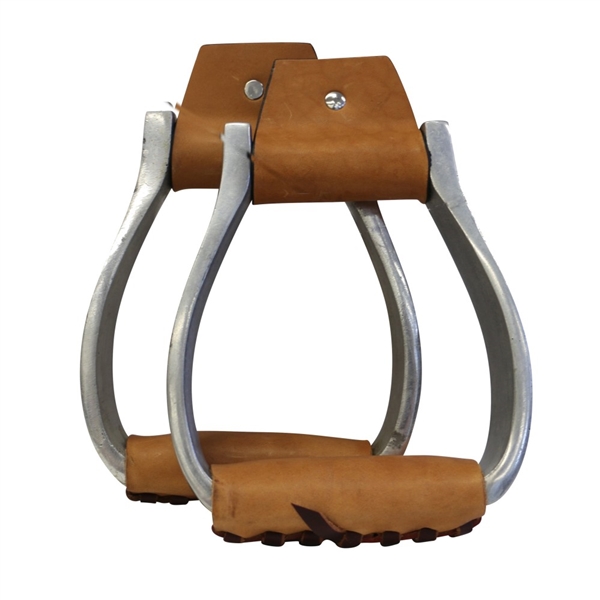 Ranchman's Heavyweight 2" Aluminium Visalia Stirrups