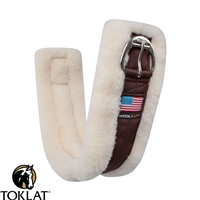 Toklat® WoolBack™ Competition Fleece Straight Cinch - Stainless Steel Hardware