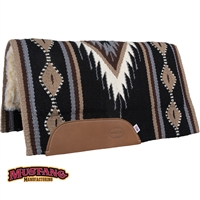 Mustang® Del Rio Show Saddle Pad - Black & Tan