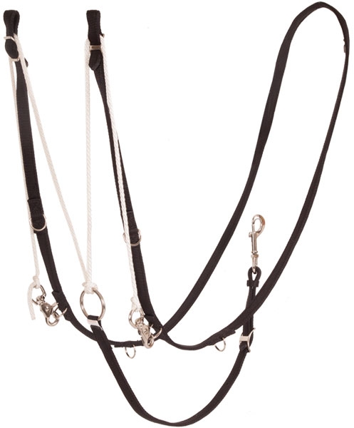 Mustang® Nylon German Martingale Rein Set