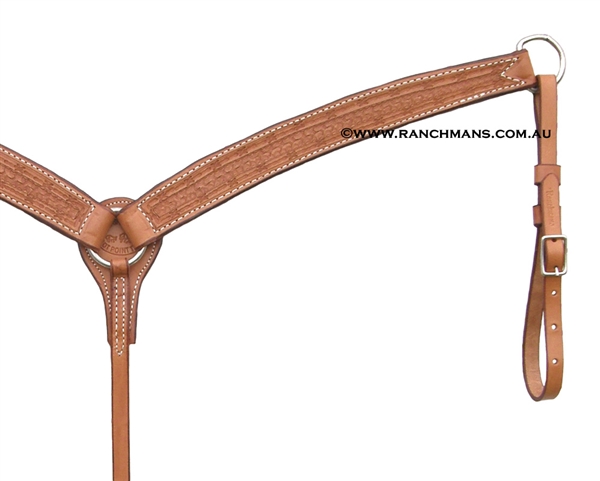 SRS Contoured Tan Barb Wire Breast Collar