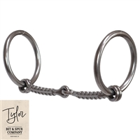 Tyler Bit & Spur Co Rebar Loose Ring Snaffle