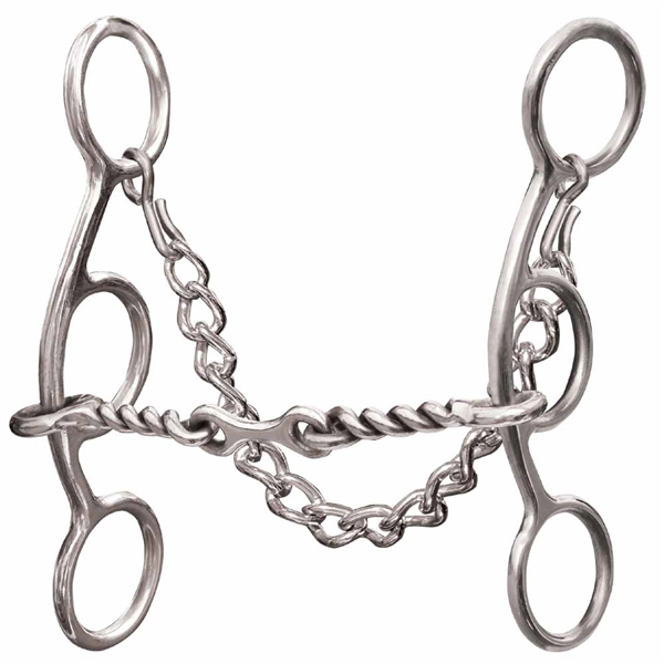 Professional's Choice® Futurity Gag Bit-Twisted Wire Dogbone