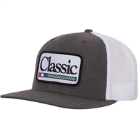 Classic Ropes® Patch Logo Cap - Heather Charcoal & White