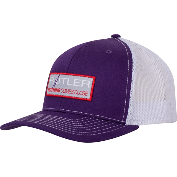 Rattler Ropes® Embroidered Patch Logo Cap - Purple