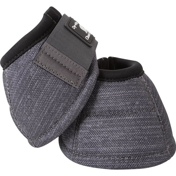 Classic Equine® DyNo Turn Bell Boots - Charcoal