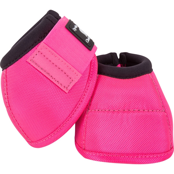 Classic Equine® DyNo Turn Bell Boots - Hot Pink