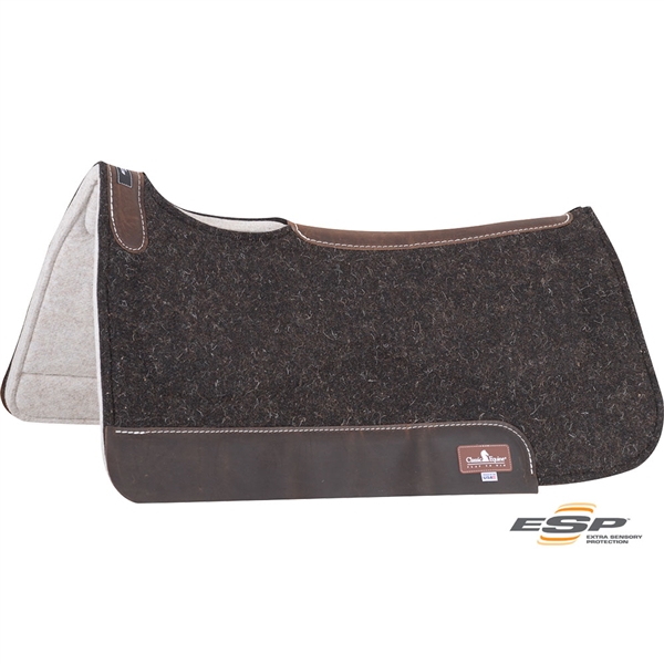 Classic Equine® ESP™ Extra Sensory Protection Felt Top Saddle Pad 31" x 32"