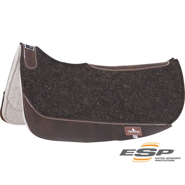 Classic Equine® ESP™ Extra Sensory Protection Felt Top Barrel Saddle Pad