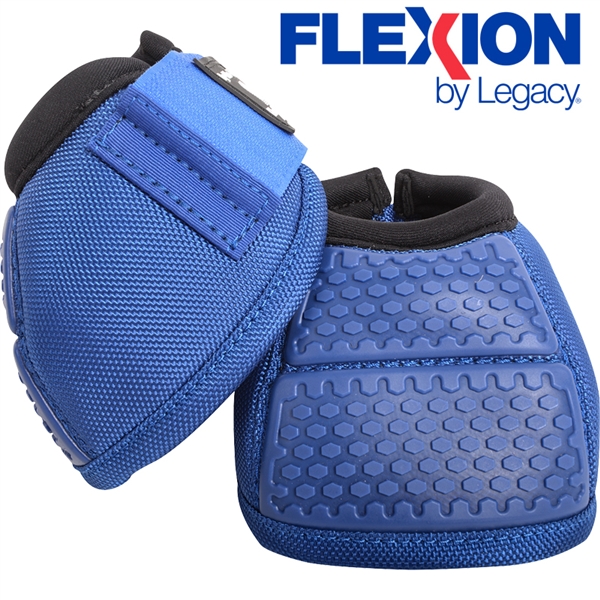 Classic Equine® Flexion No Turn Bell Boots - Blue