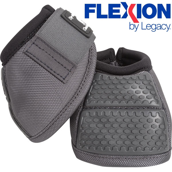 Classic Equine® Flexion No Turn Bell Boots - Charcoal