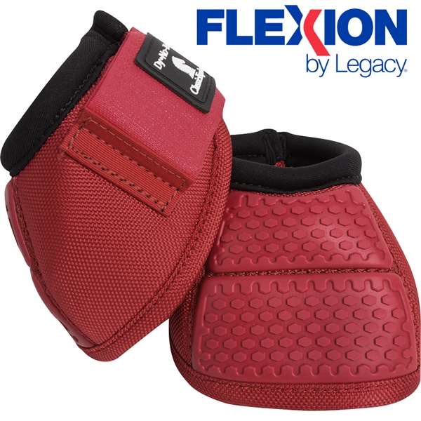 Classic Equine® Flexion No Turn Bell Boots - Crimson