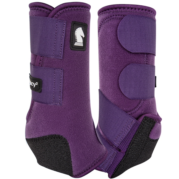 Classic Equine® Legacy2 System Boots - Eggplant
